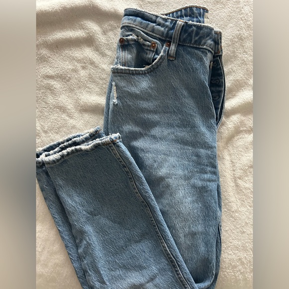 ABERCROMBIE The Dad High Rise Jeans - Curve Love - Picture 6 of 7